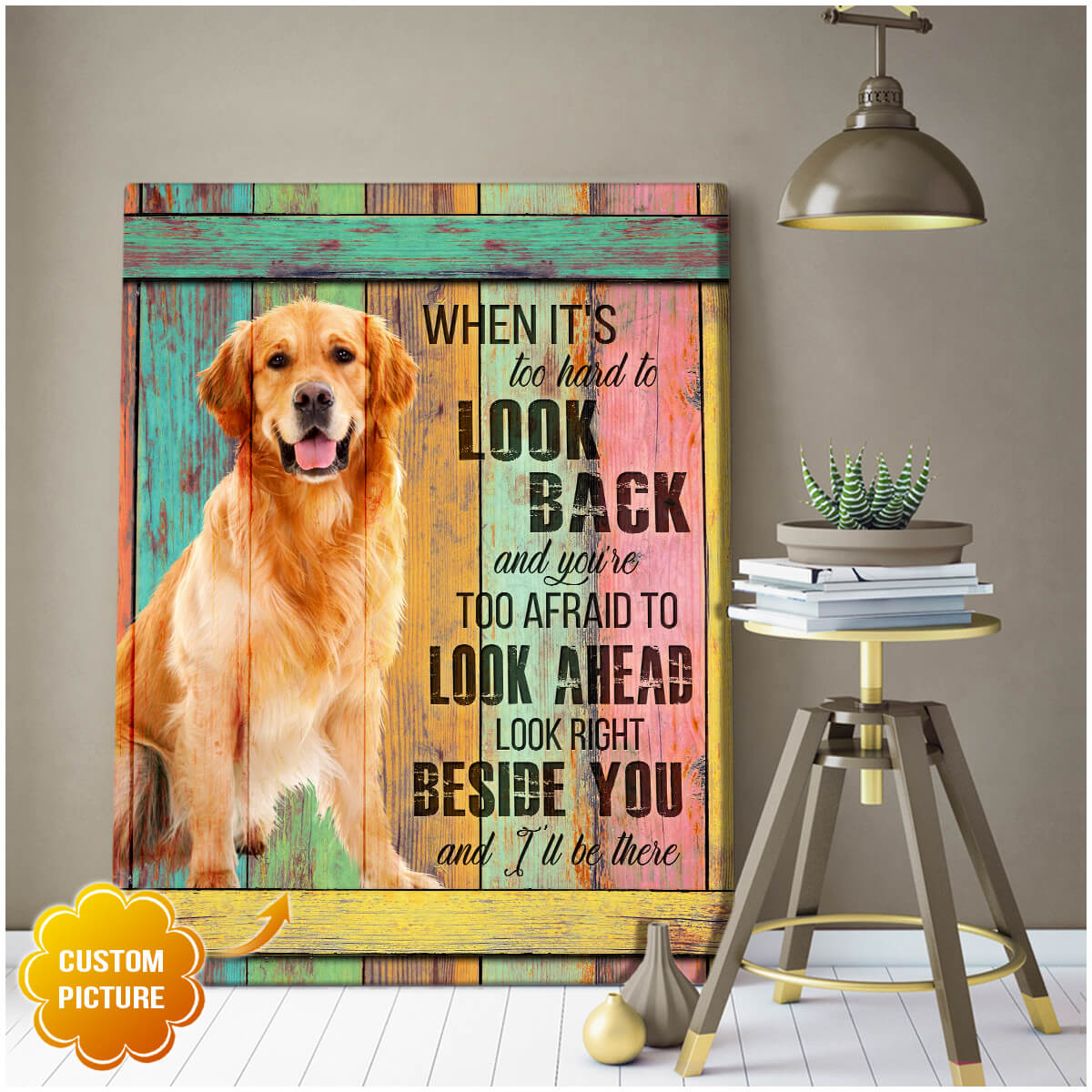 custom dog wall art