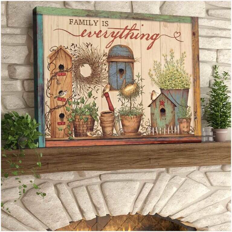 Ohcanvas Farmhouse Canvas Family Is Everything Wall Art Decor - Oh Canvas