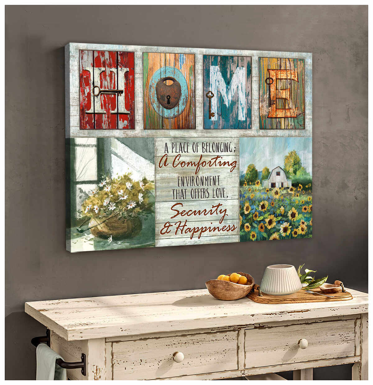 Ohcanvas Farm Farmhouse Canvas Home V.2 Wall Art Decor - Oh Canvas